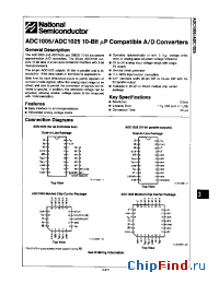 Datasheet ADC1005BCJ-1 manufacturer National Semiconductor
